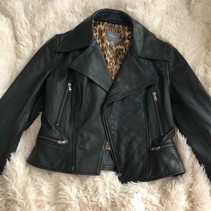 Kenna-T Moto Leather Jacket